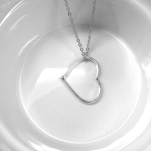 Miniature Heart Charm Necklace - Picture 2 of 2